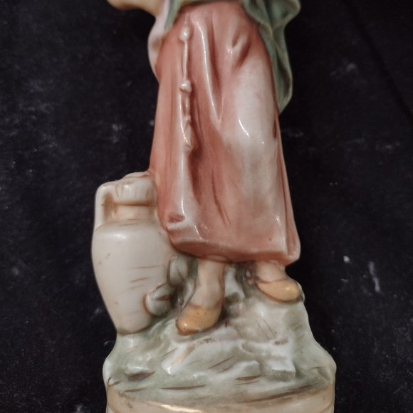 Royal Dux Woman Carrying Water- Amphora-style Figure, older mark - Picture 2 of 12